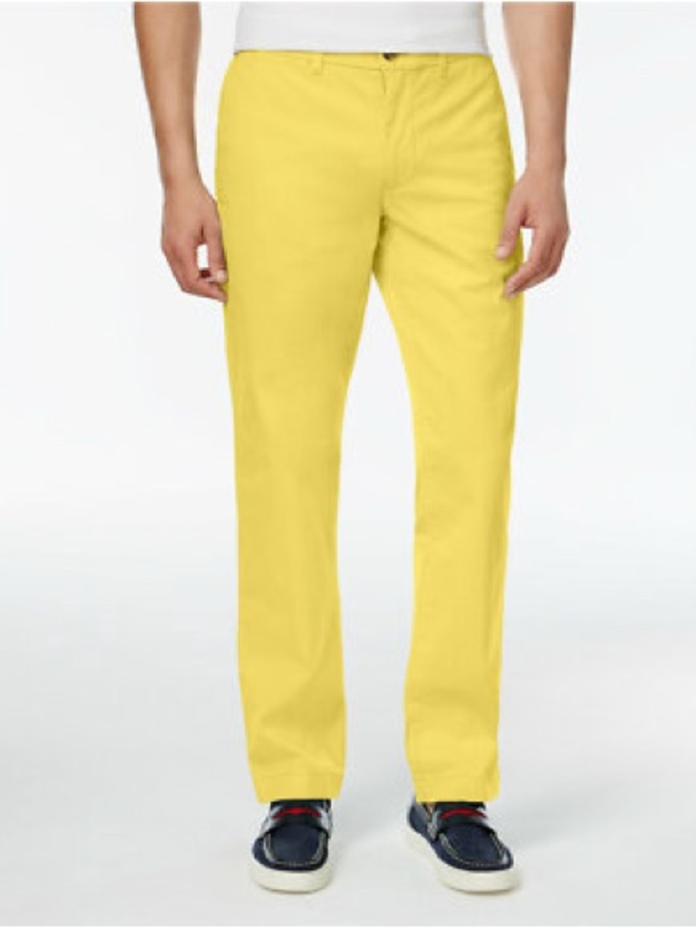 Tommy Hilfiger Slim Fit Yellow Chino Pants Men’s 32x30 NWOT